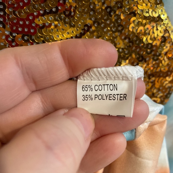 Women Large Sequins Reindeer Christmas Gift Shirt Blouse Top Pretty Tie Dye - Picture 5 of 5